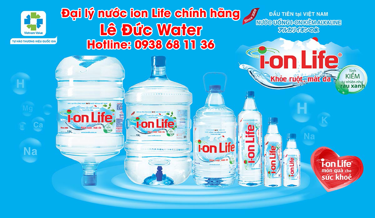 Đại lý nước uống Ion Life Lê Đức
